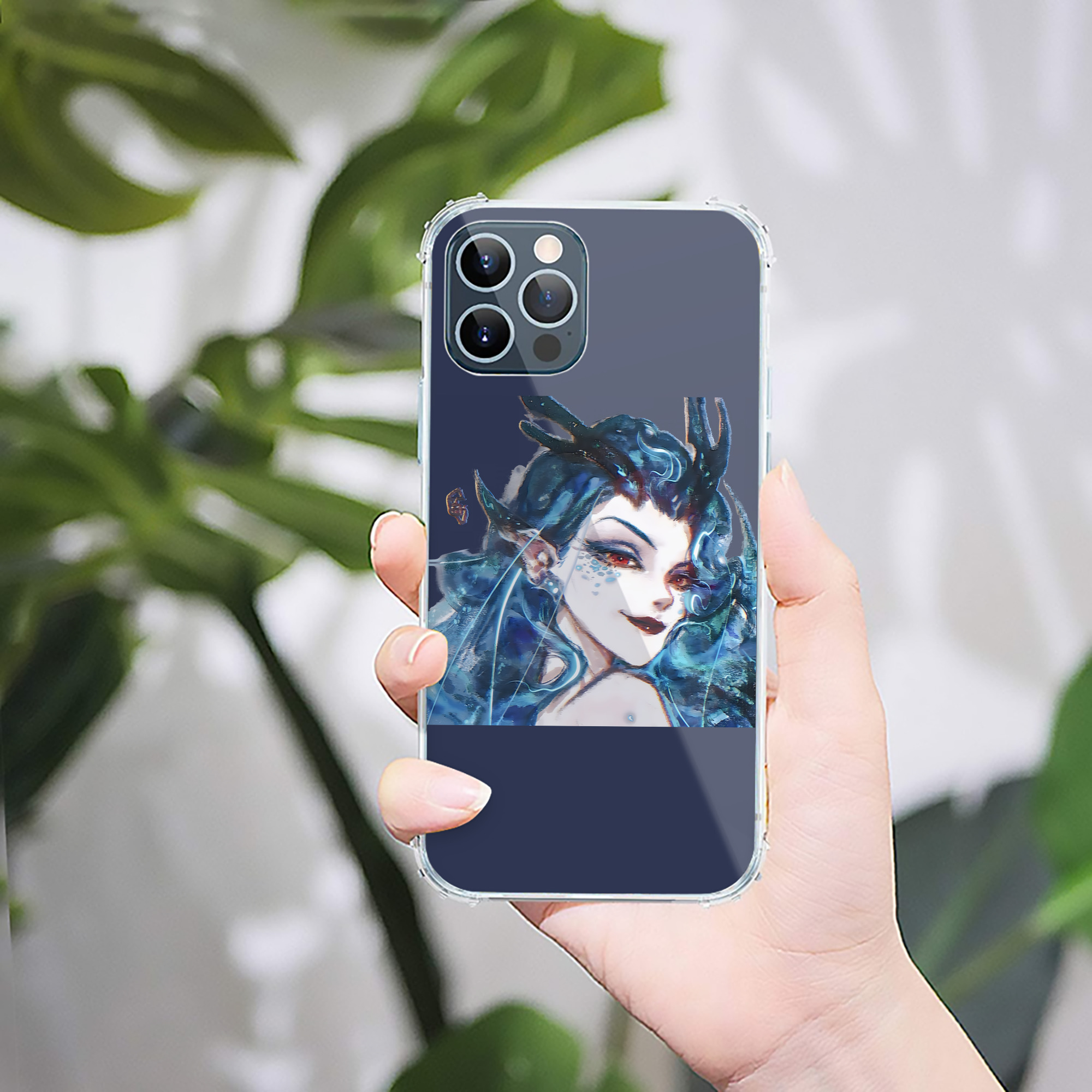 （画像用） Ne Zha 2 ナタ 魔童の大暴れ 【iPhone 12シリーズ対応】透明スマホケース（クリアソフトケース）